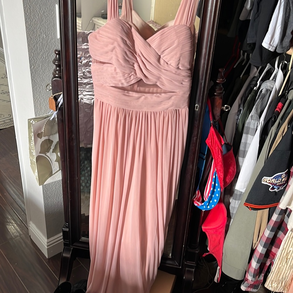 Light pink bridesmaid dress from Birdygrey